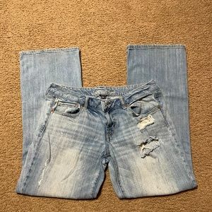 SUPER WELL LOVED American Eagle Size 12 Favorite Boyfriend Jeans